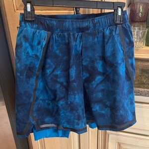lululemon athletica Blue Athletic Shorts